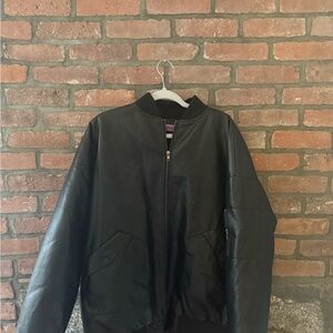 Edikted Black Bomber Jacket
